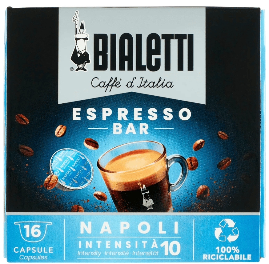 BIALETTI ESPRESSO NAPOLI 16 CAPSULE X 7 GR