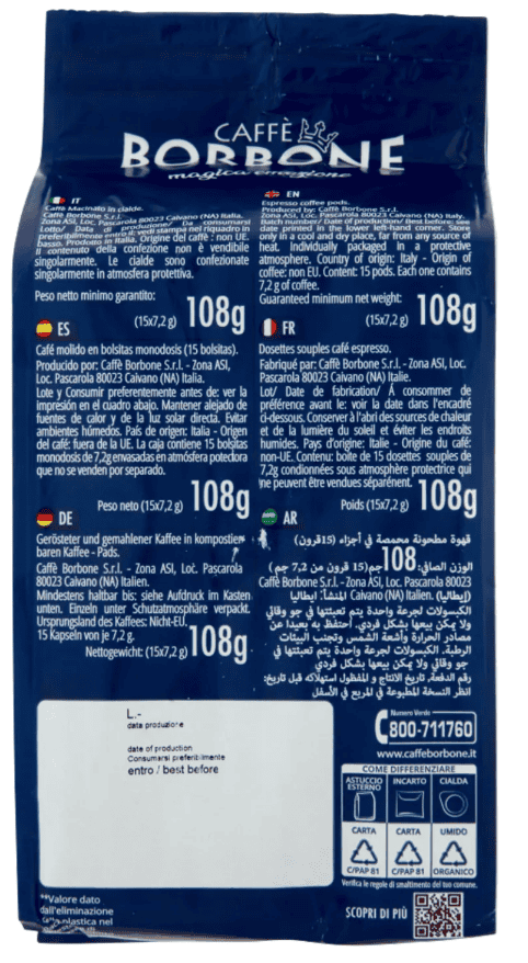 BORBONE MISCELA DECK 15 CIALDE - immagine 3