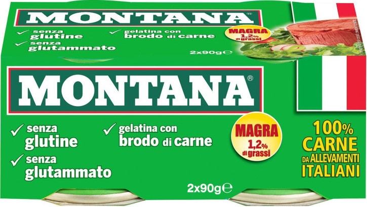 MONTANA CARNE LESSATA 2X90GR