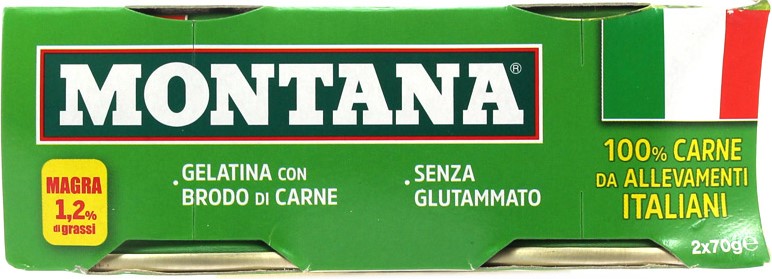 MONTANA CARNE LESSATA 2X70GR