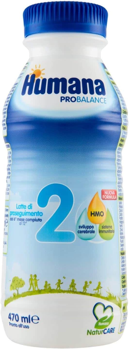 HUMANA 2 LATTE LIQUIDO BOTTIGLIA 470 ML