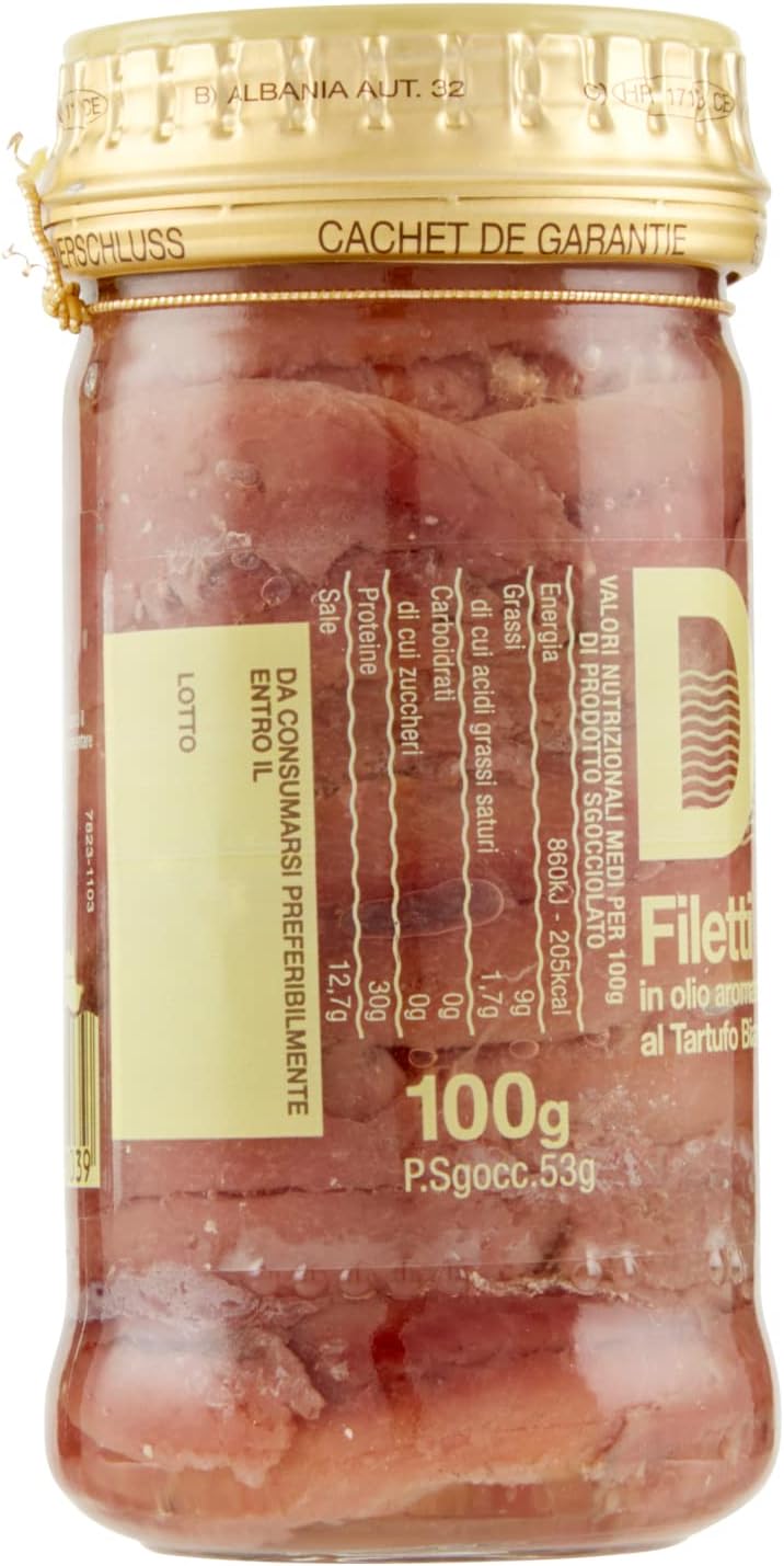 DELICIUS FILETTI DI ALICI AL TARTUFO BIANCO 100GR - immagine 3