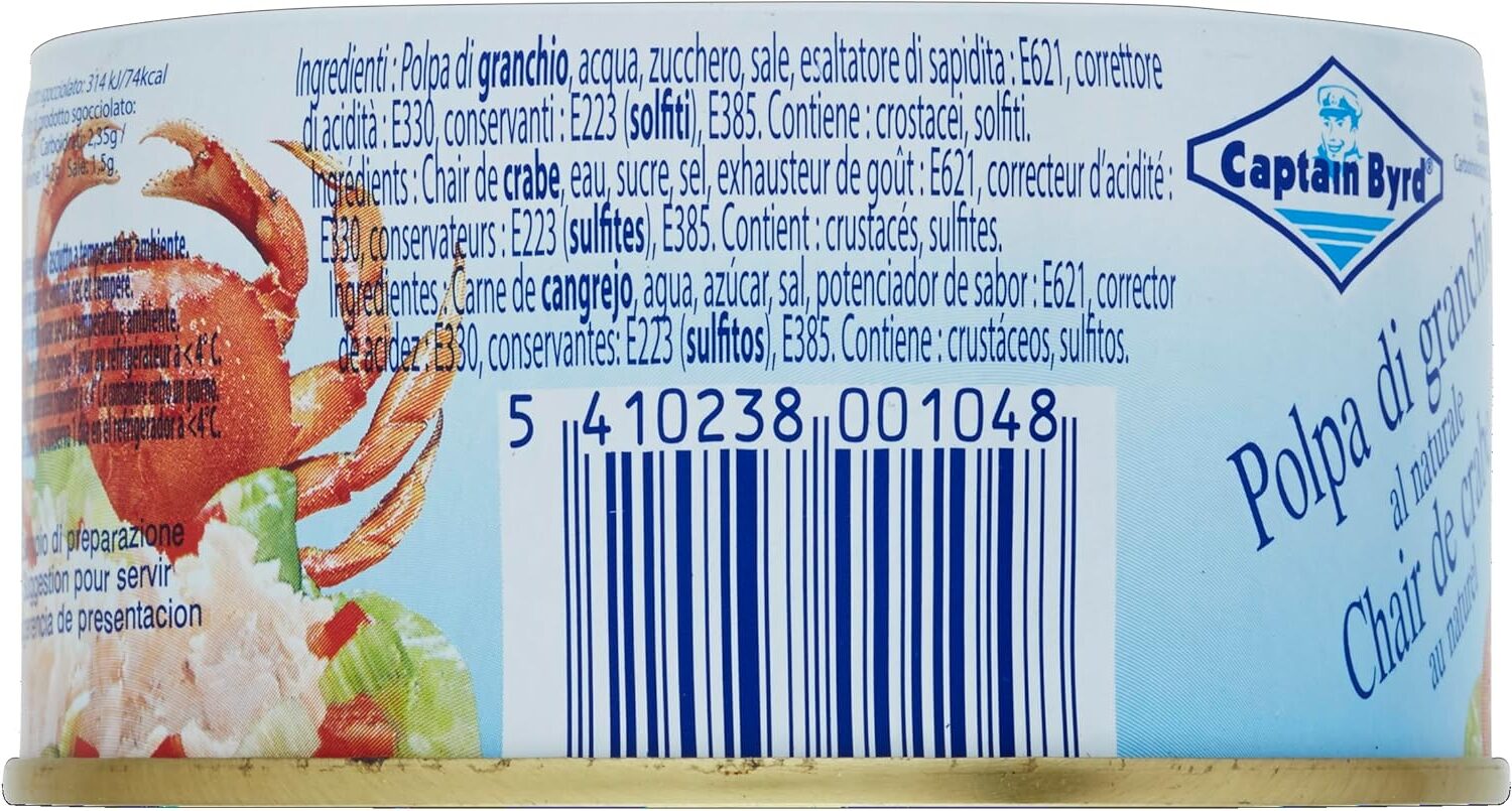 CAPTAIN BYRD POLPA DI GRANCHIO 200GR - immagine 4