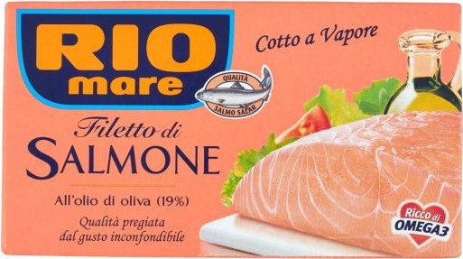 RIO MARE FILETTO DI SALMONE AFFUMICATO ALL'OLIO DI OLIVA 125GR