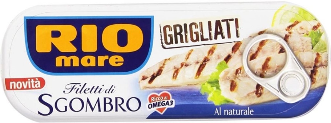 RIO MARE FILETTI DI SGOMBRO GRIGLIATI AL NATURALE 120GR