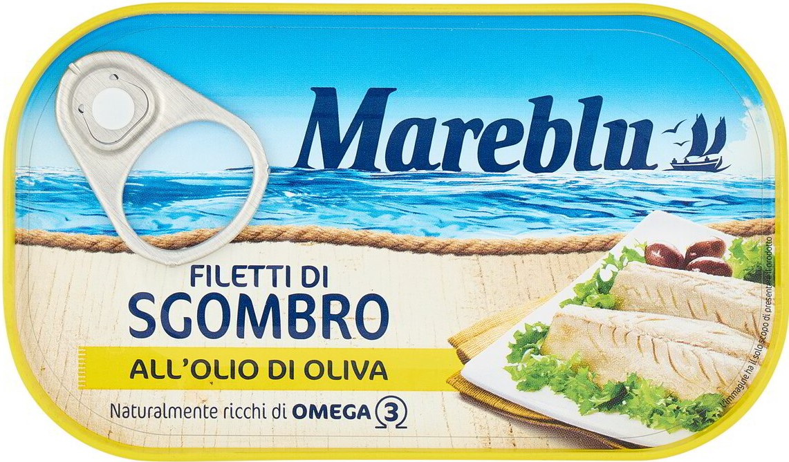 MAREBLU' FILETTI DI SGOMBRO ALL'OLIO DI OLIVA 90GR