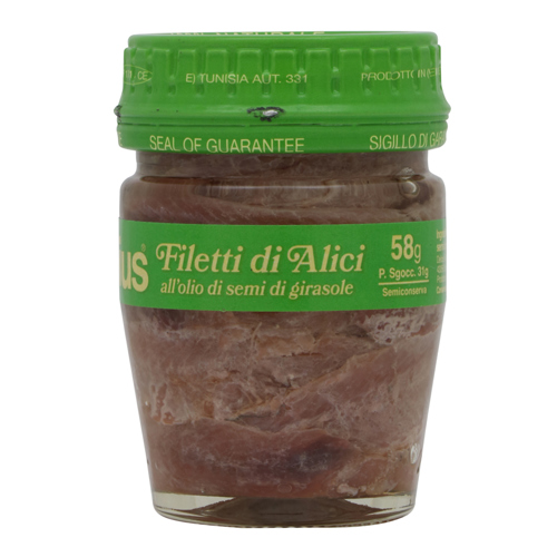 DELICIUS FILETTI DI ALICI OLIO DI SEMI DI GIRASOLE 58GR - immagine 2