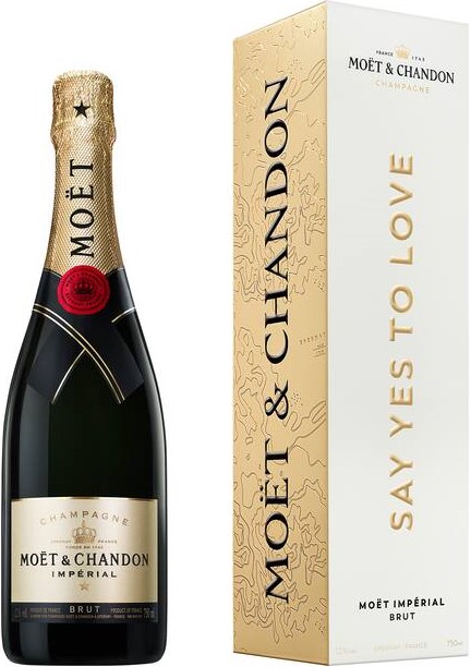 MOET & CHANDON IMPERIAL SAY YES TO LOVE 75CL
