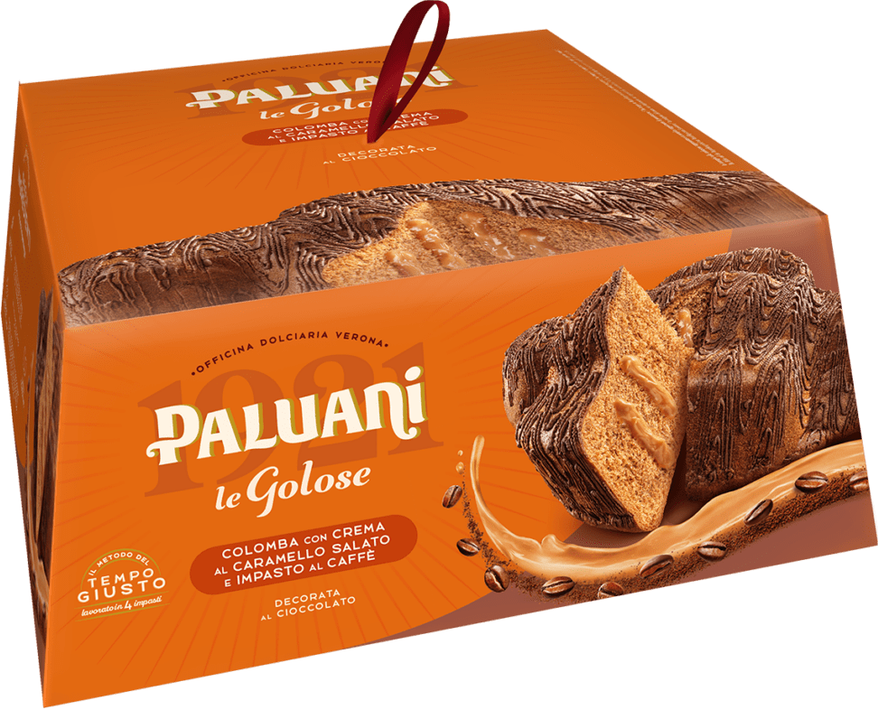 PALUANI COLOMBA CAFFE' CON CREMA AL CARAMELLO SALATO 750GR