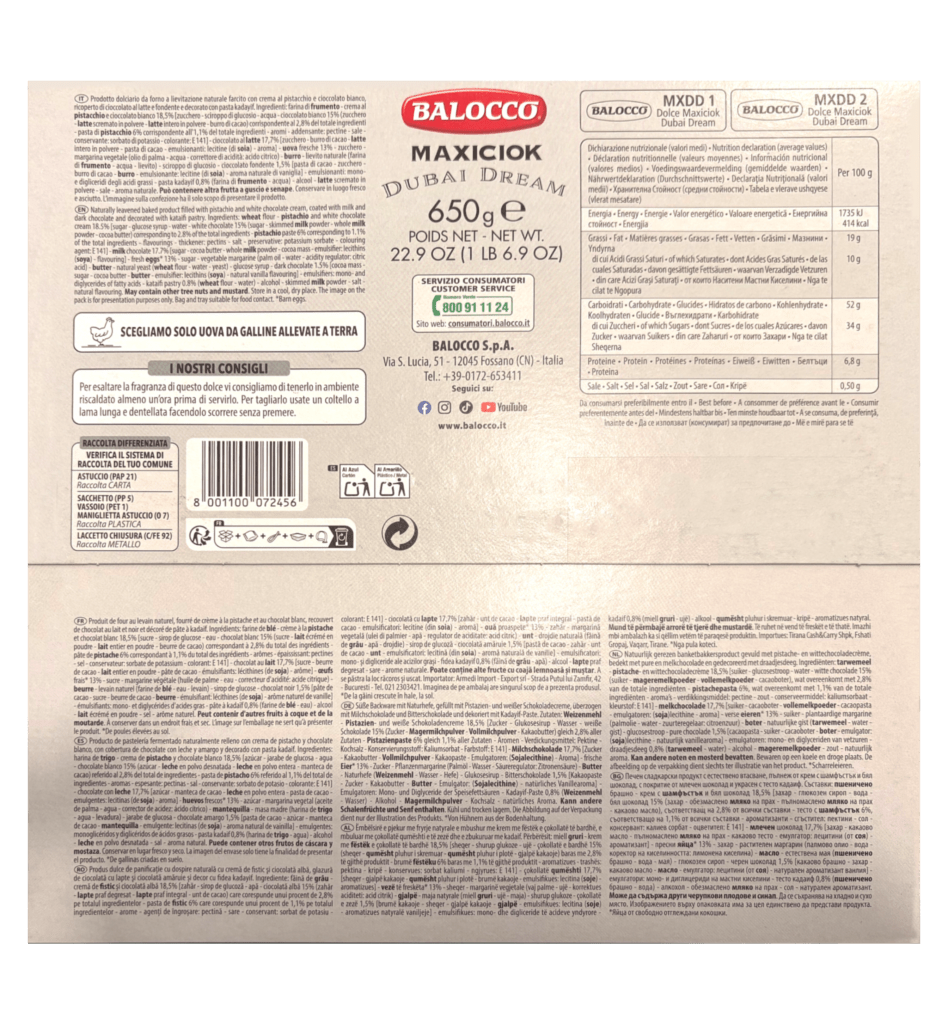 BALOCCO MAXICIOK DUBAI 650GR - immagine 3