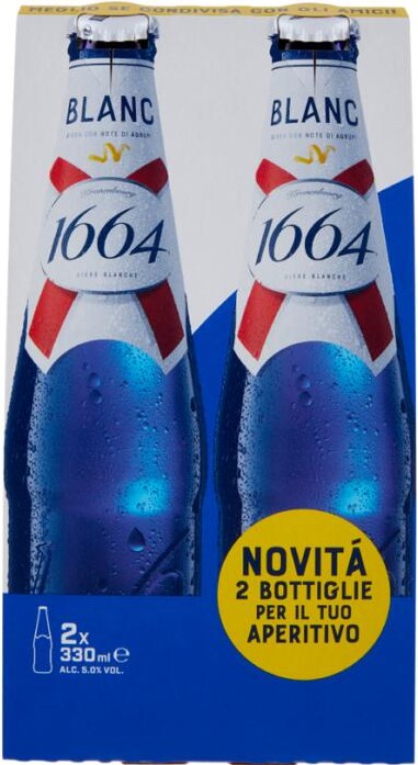 KRONENBOURG 1664 BLANC BIRRA 2X33CL