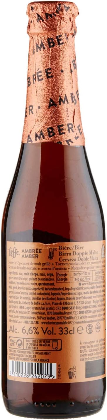 LEFFE AMBREE BIRRA BOTTIGLIA 33CL - immagine 3
