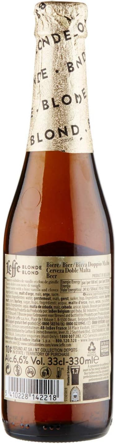 LEFFE BLONDE BIRRA BOTTIGLIA 33CL - immagine 3