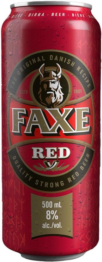 FAXE BIRRA RED LATTINA 50CL
