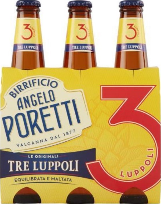 PORETTI BIRRA 3 LUPPOLI 3X33CL