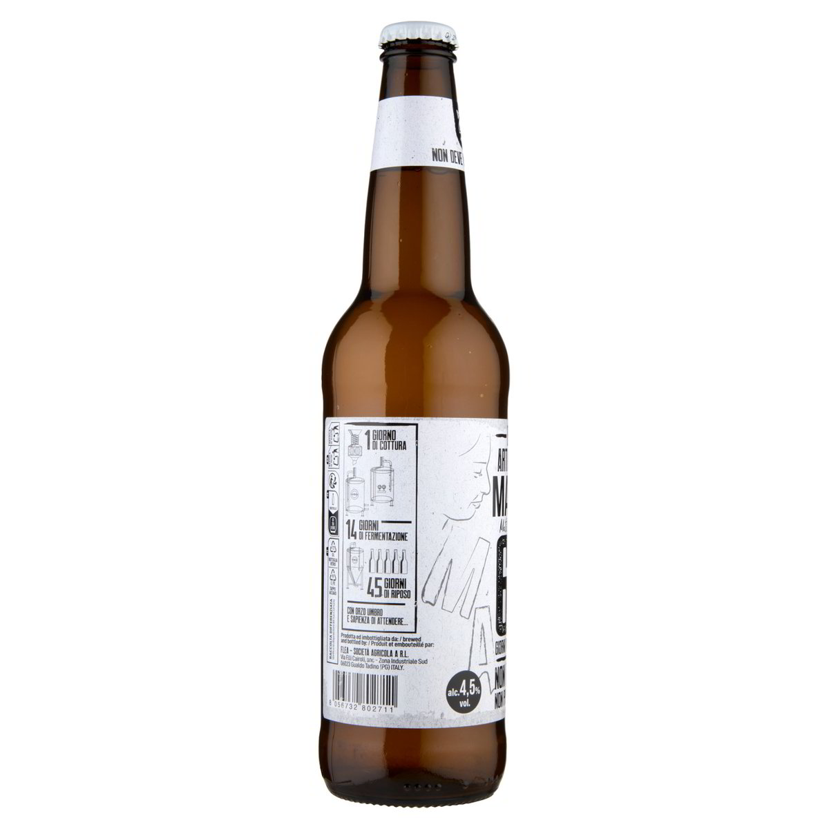 MA.MA BIRRA 60 GIORNI DI PRODUZIONE CHIARA 50CL - immagine 4