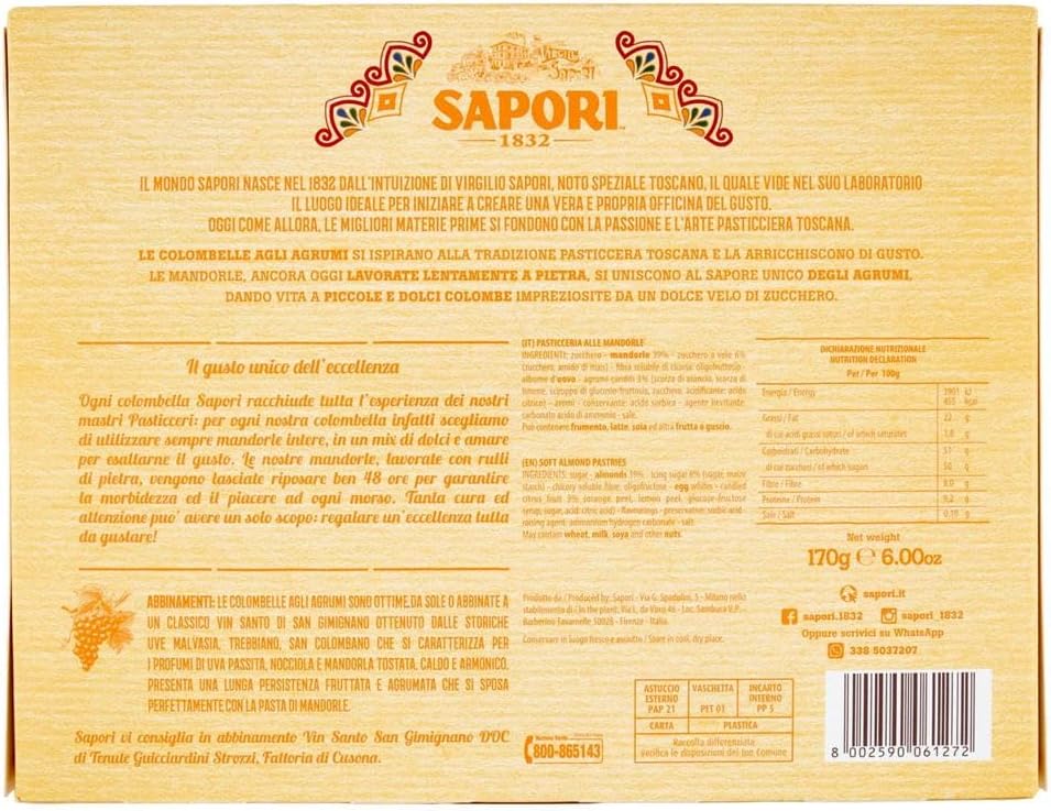 SAPORI COLOMBELLE AGLI AGRUMI 170GR - immagine 2