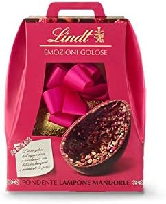 LINDT UOVO FONDENTE AL LAMPONE E MANDORLE 360GR