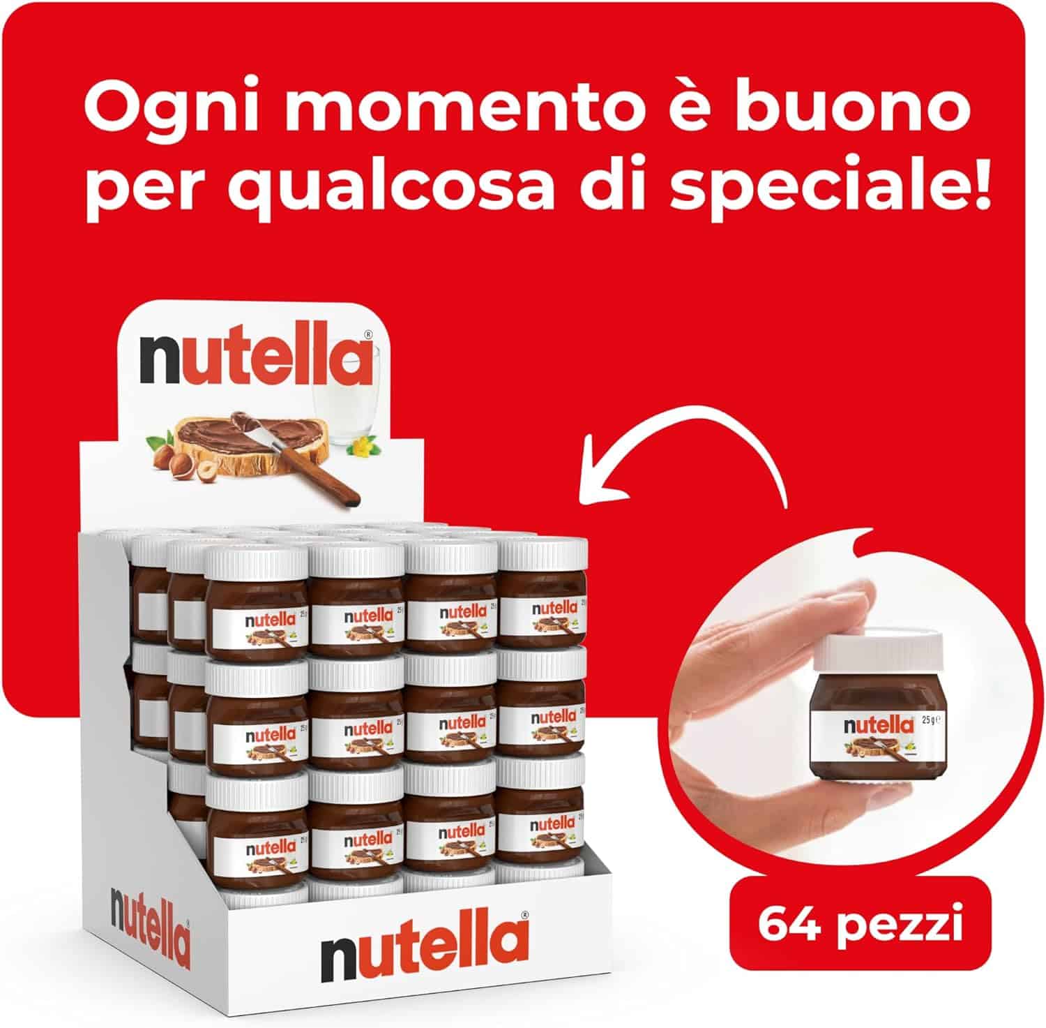 Nutella in vetro vasetti da 25 gr - immagine 2