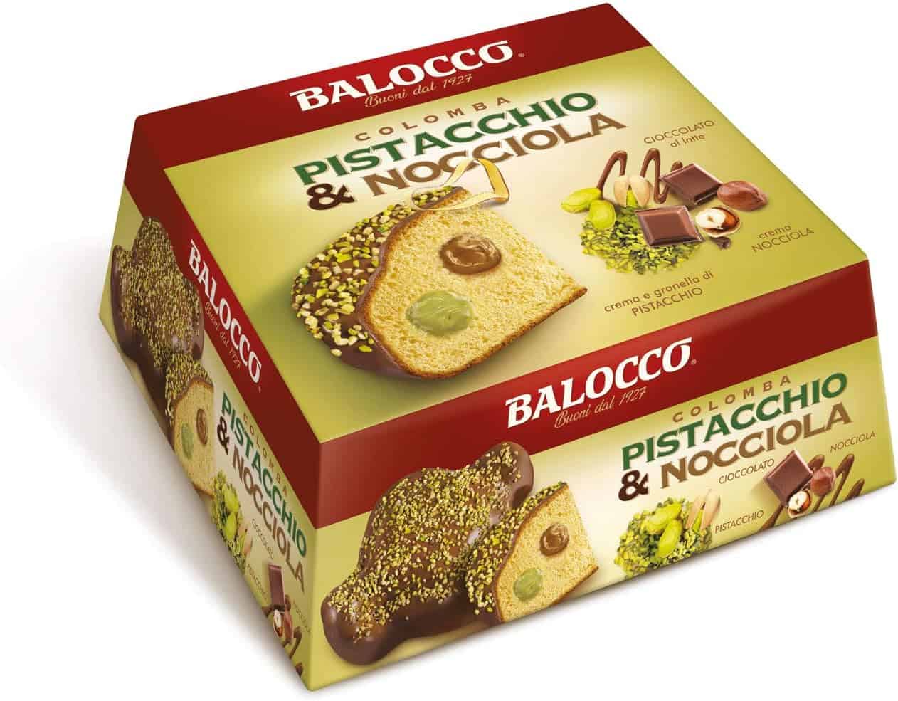 BALOCCO COLOMBA PISTACCHIO E NOCCIOLA 750 GR
