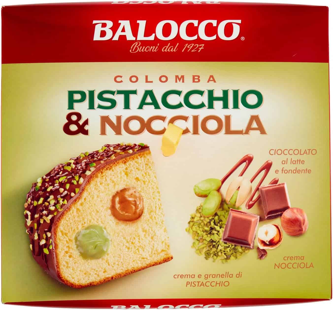 BALOCCO COLOMBA PISTACCHIO E NOCCIOLA 750 GR - immagine 3