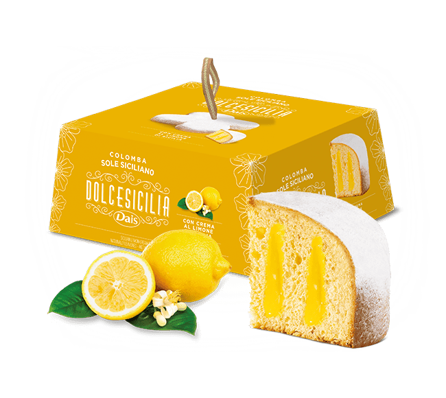 DAIS COLOMBA SOLE SICILIANI CON CREMA DI LIMONE 750 GR