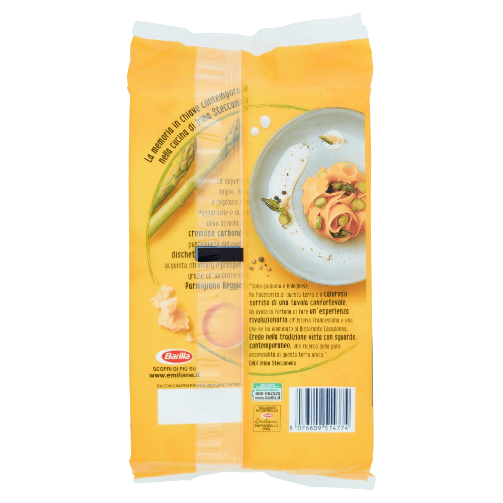 BARILLA EMILIANE PAPPARDELLE ALL'UOVO 250 GR - immagine 2