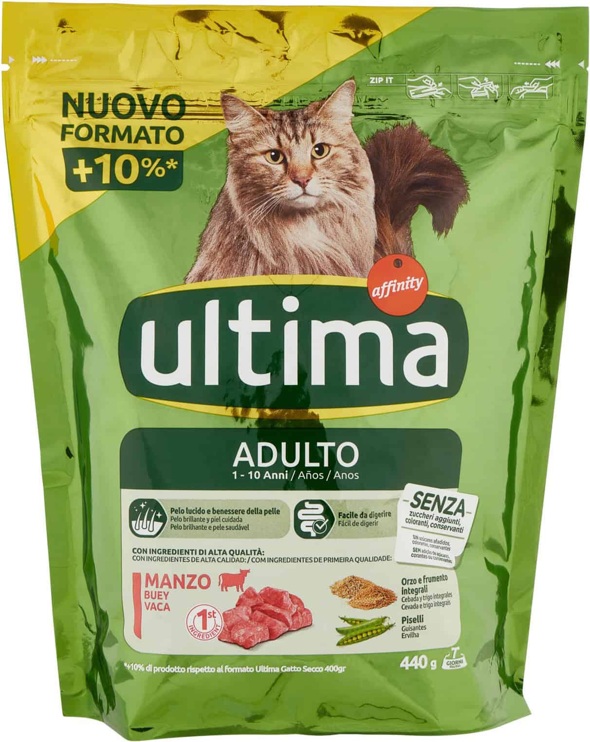 ULTIMA CAT MANZO E RISO GR.440