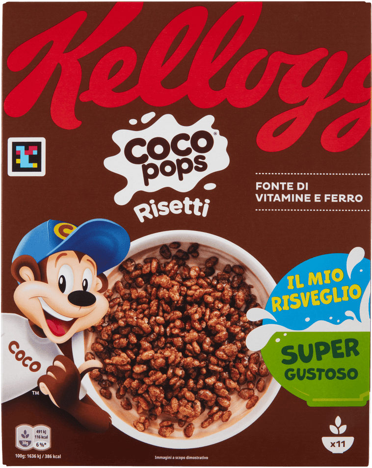 KELLOGG'S COCO POPS RISETTI 330GR