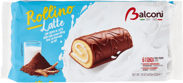 BALCONI MERENDINE ROLLINO LATTE 222GR