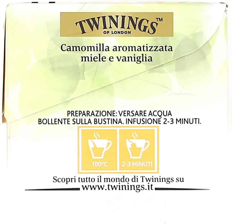 TWININGS CAMOMILLA MIELE E VANIGLIA 20 FILTRI - immagine 4