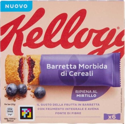 KELLOGG'S BARRETTE MIRTILLO 220GR