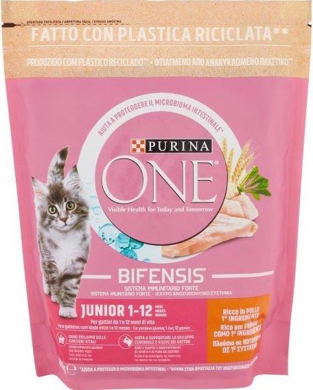 PURINA ONE GATTO JUNIOR POLLO E CEREALI 800GR