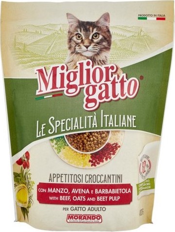 MIGLIOR GATTO SPECIALITA' ITALIANE CROCCHETTE MANZO, AVENA E BARBABIETOLA 400GR