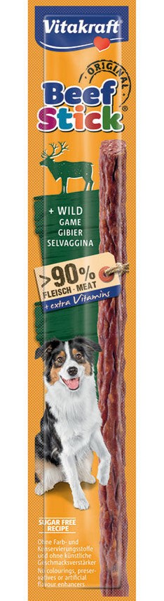 VITAKRAFT BEEF STICK SELVAGGINA 12GR