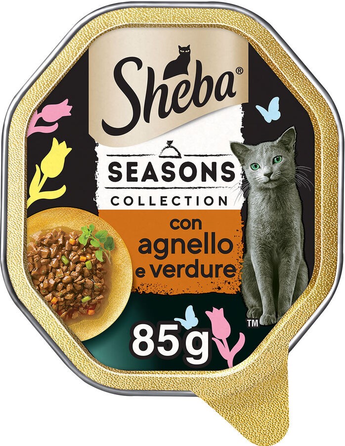 SHEBA PATE' AGNELLO E VERDURE 85GR