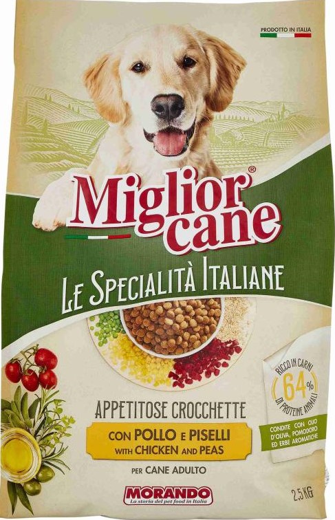 MIGLIOR CANE SPECIALITA' ITALIANE MEDIUM CROCCHETTE POLLO 2,5KG