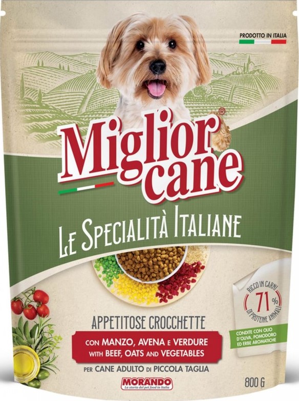 MIGLIOR CANE SPECIALITA' ITALIANE MINI CROCCHETTE CON MANZO 800GR
