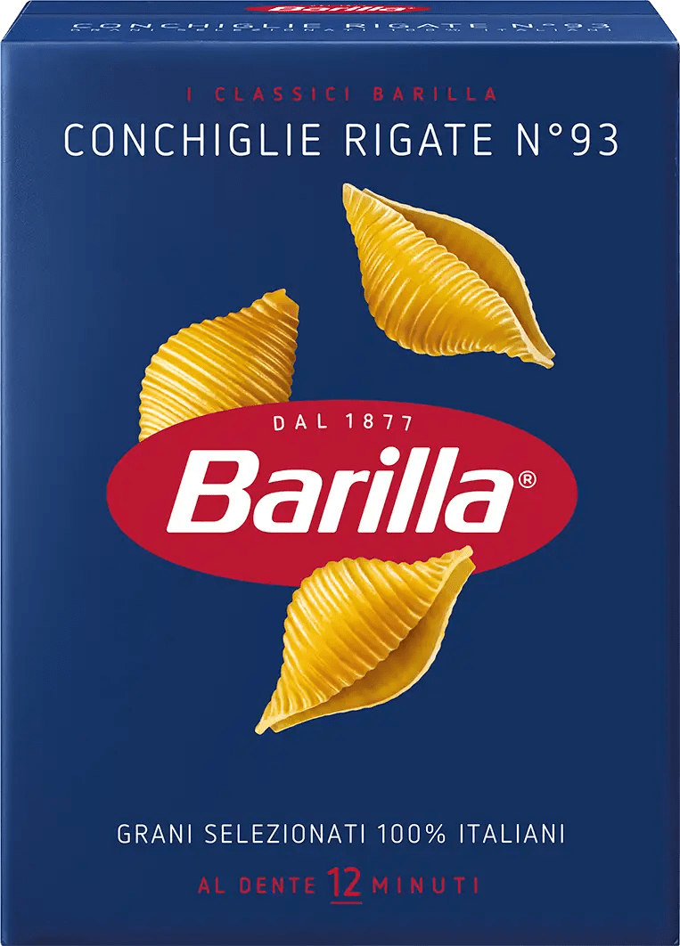 BARILLA CONCHIGLIE RIGATE N. 93 500 GR