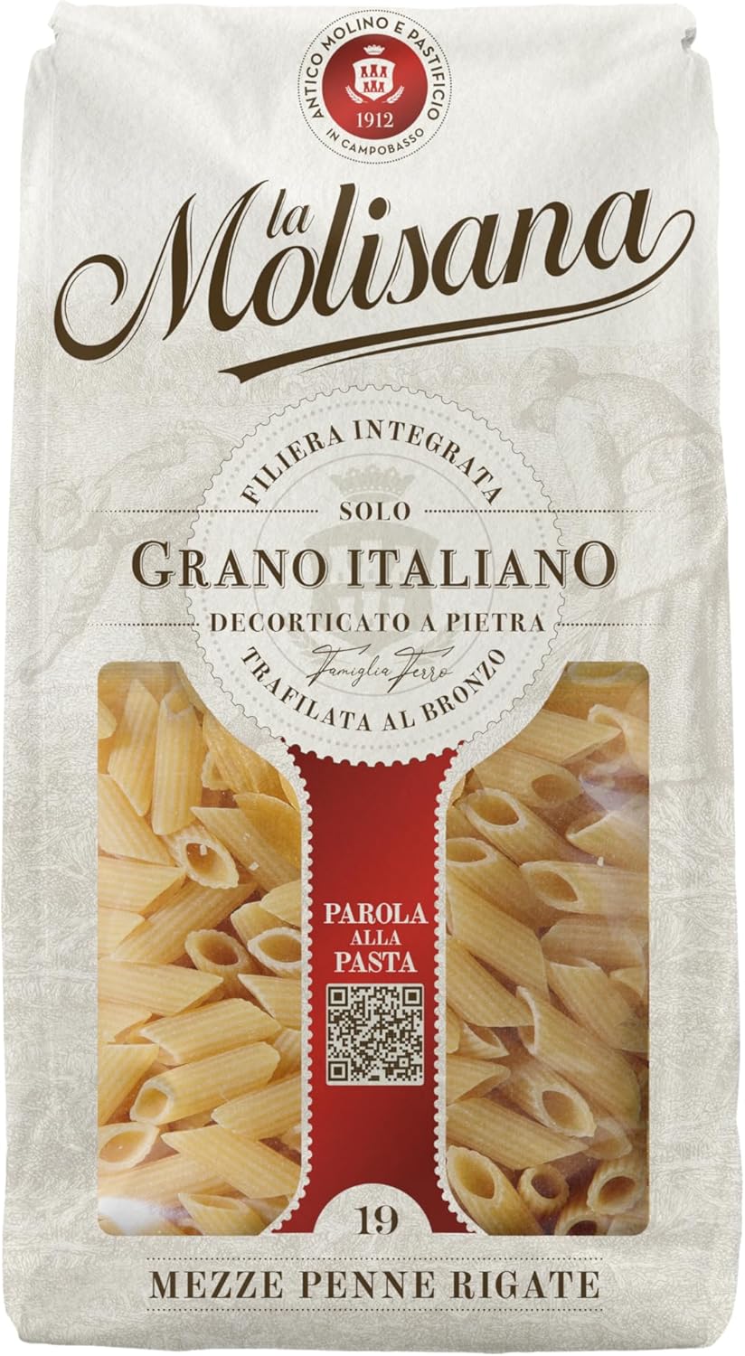 LA MOLISANA MEZZE PENNE.RIGATE N. 19 500 GR