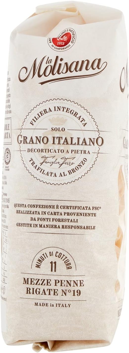 LA MOLISANA MEZZE PENNE.RIGATE N. 19 500 GR - immagine 2