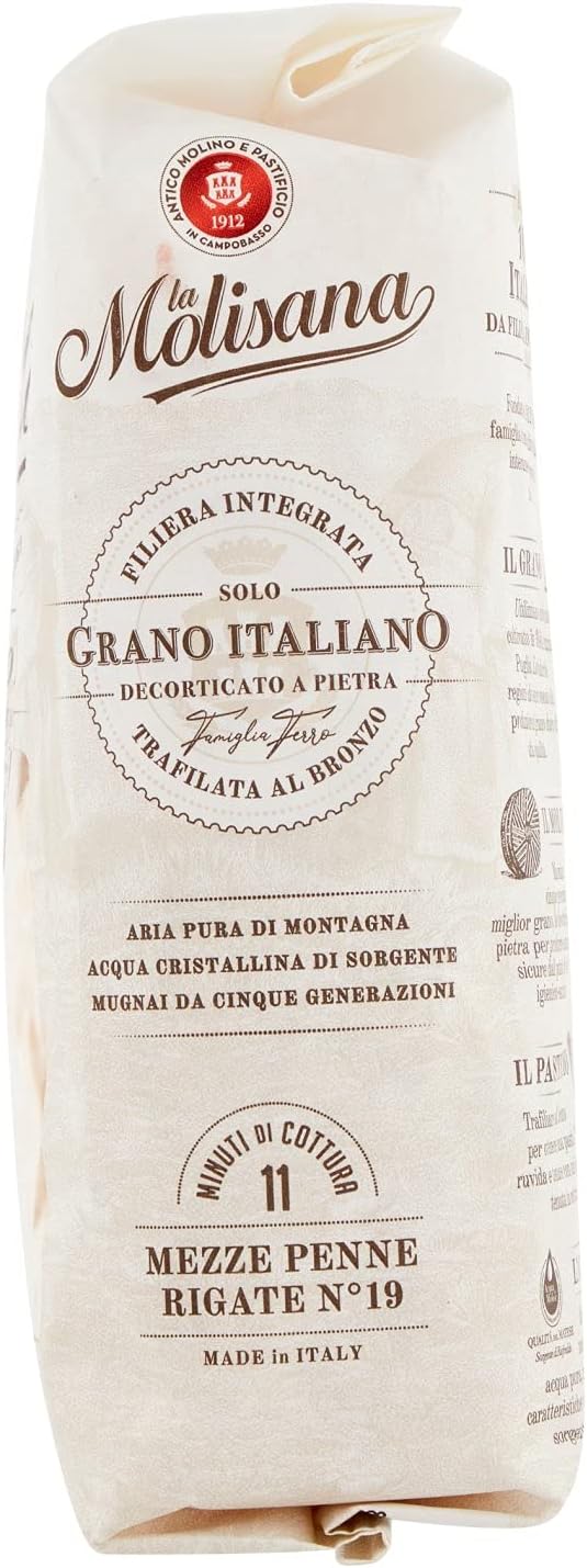 LA MOLISANA MEZZE PENNE.RIGATE N. 19 500 GR - immagine 3