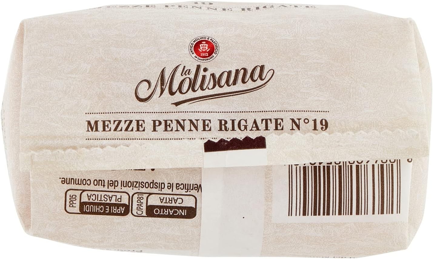 LA MOLISANA MEZZE PENNE.RIGATE N. 19 500 GR - immagine 4
