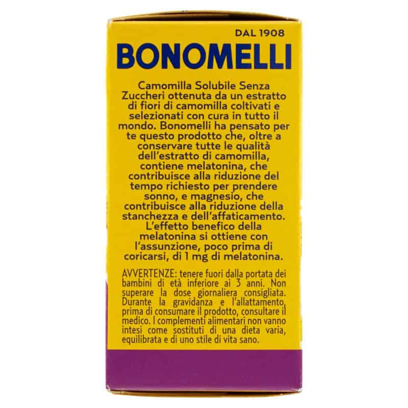 BONOMELLI CAMOMILLA SOLUBILE MELATONINA E MAGNESIO 16 BUSTINE - immagine 2