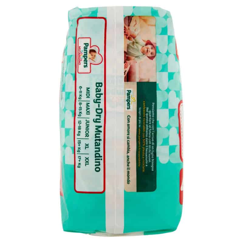 PAMPERS BABY DRY MUTANDINE MAXI 8-15 KG 16 PZ - immagine 3
