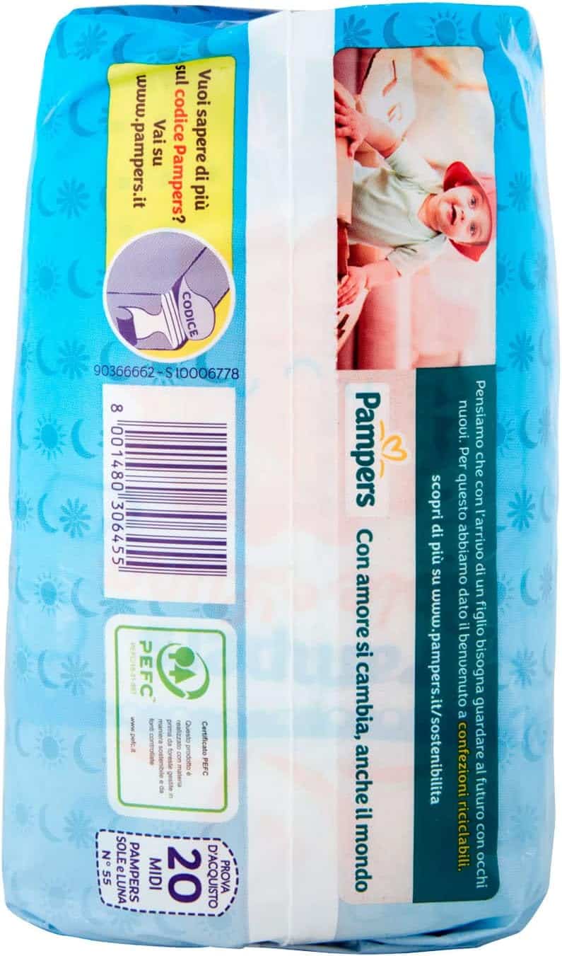 PAMPERS SOLE E LUNA MIDI 20 PZ - immagine 3