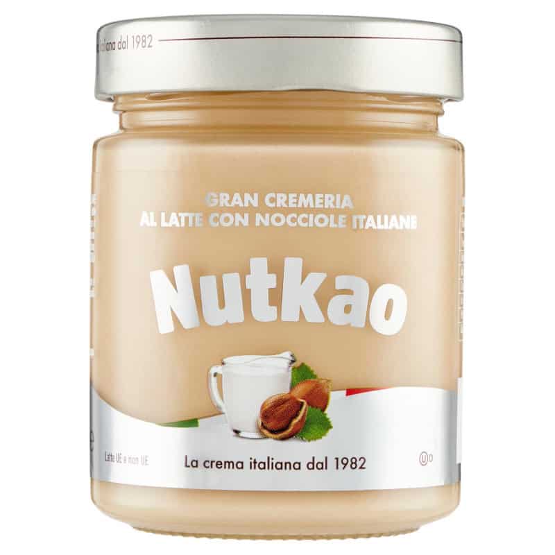 NUTKAO GRAN CREMERIA AL LATTE CON NOCCIOLE ITALIANE 350 GR