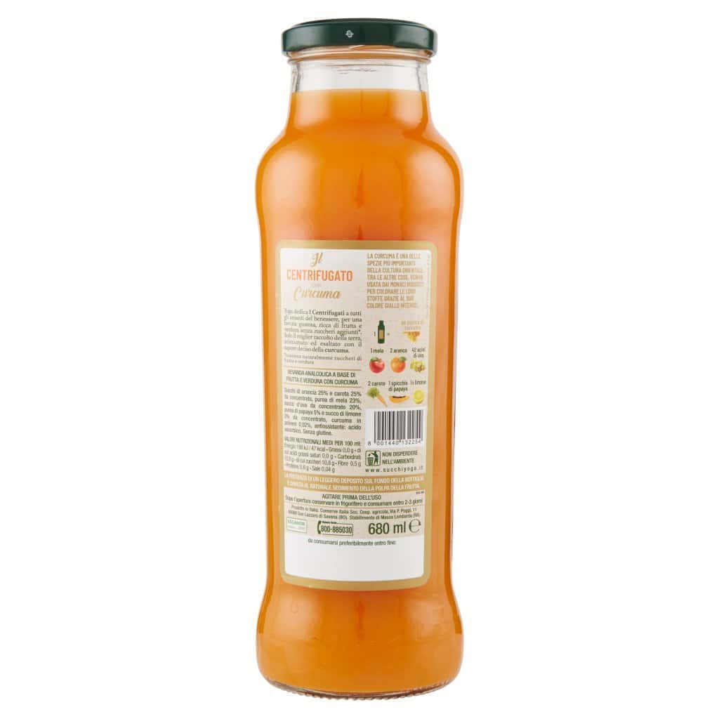 YOGA CENTRIFUGATO CURCUMA 680ML - immagine 2