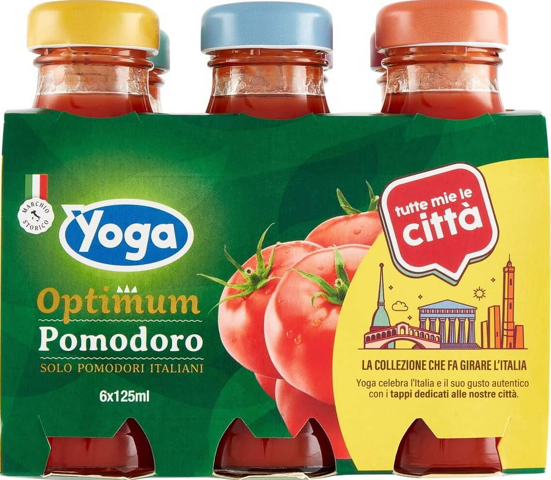 YOGA SUCCO POMODORO 6X125ML