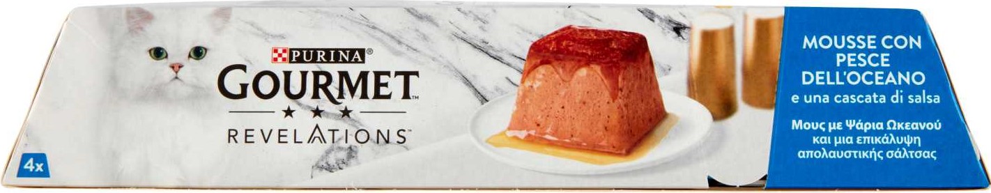 PURINA GOURMET REVELATIONS MOUSSE PESCE DELL'OCEANO 4X57GR